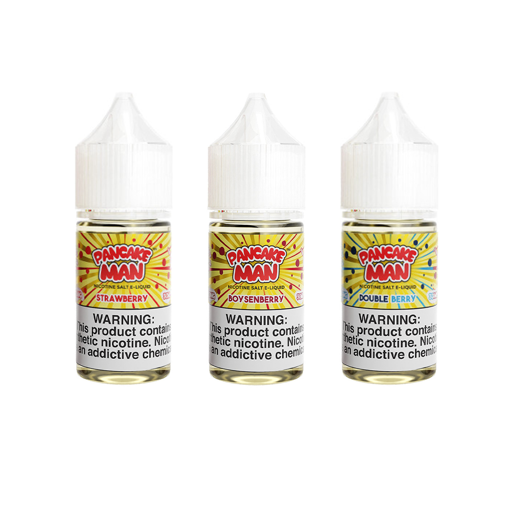 Pancake Man Salt Series E-Liquid 30mL (Salt Nic) - Group Photo