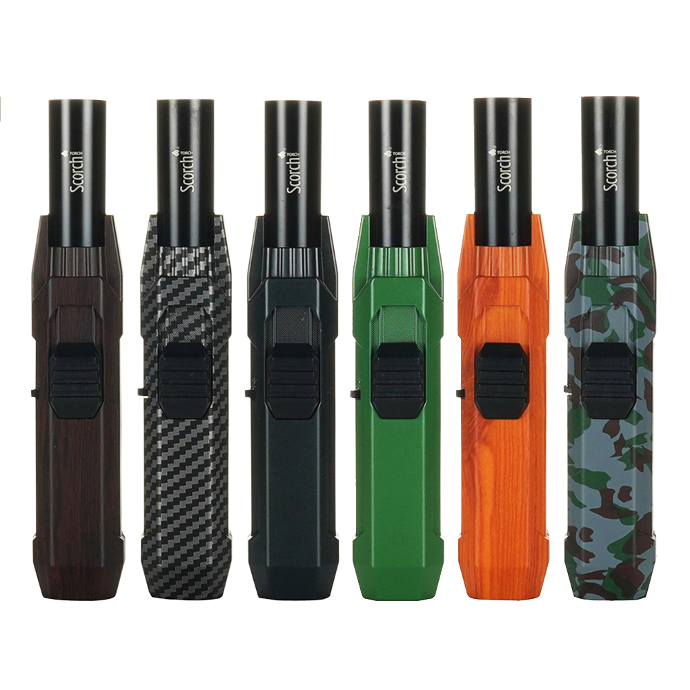 Scorch Torch Pencil Turbo Butane Lighter Model No. 61681 (12pc Display) - Assorted Colors