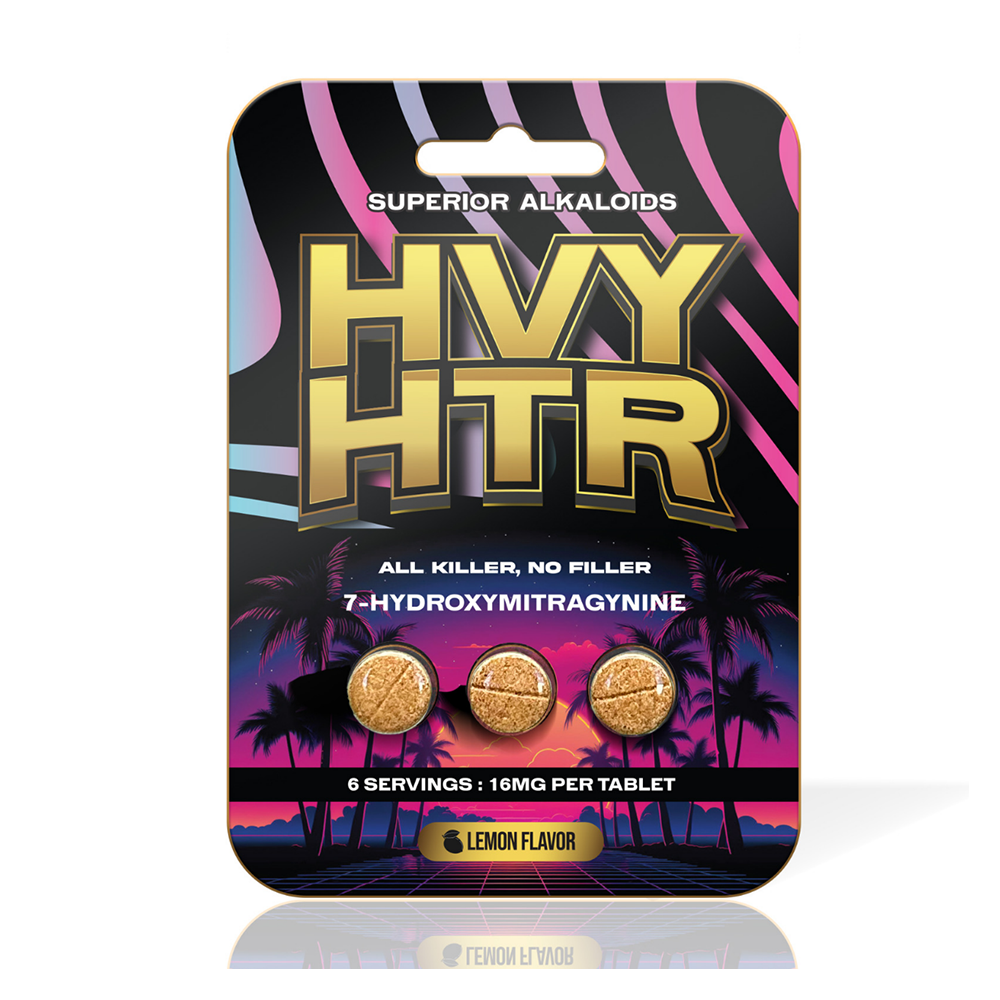 HVY HTR 7-OHM Kratom Tablets (48mg 3-Pack)