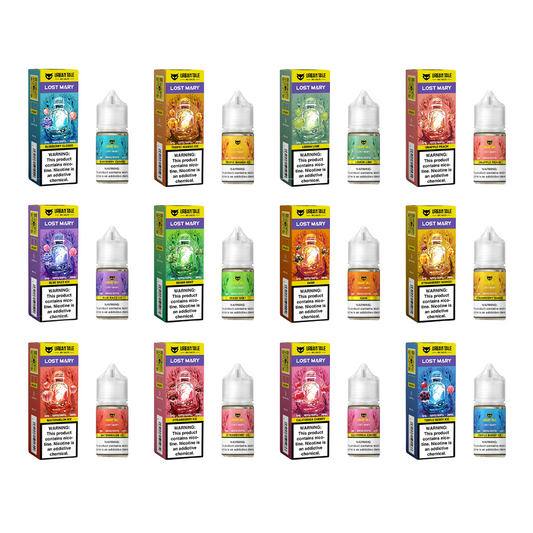 Urban Tale Lost Mary Salt Series E-Liquid 30mL (Salt Nic)-Group Photo