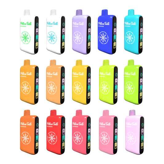 Pillow Talk IC40000 Disposable | 40000 Puffs | 20mL | 50mg | MOQ 5 | Group Photo