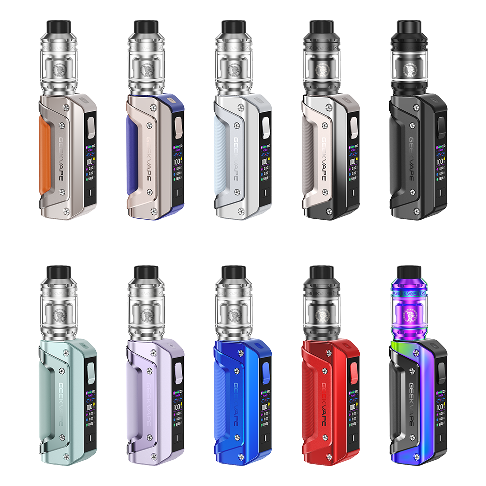 Geekvape Aegis Solo 3 100W Box Mod Starter Kit - Group Photo