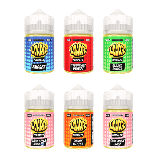 LOADED Salt Series E-Liquid 60mL (Salt Nic)-Group Photo