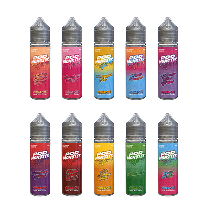 Pod Monster Series E-Liquid 60mL (Salt Nic) - Group Photo