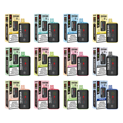 Tech Bar Disposable 25000 Puffs 25mL 50mg | MOQ 5 - Group Photo