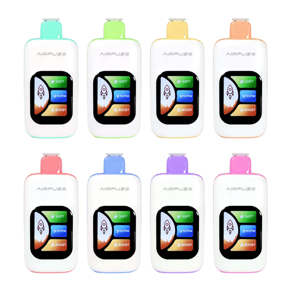 AIRFUZE Smart-Phone Disposable | 30000 Puffs | 20mL | 50mg | MOQ 5 | Group Photo