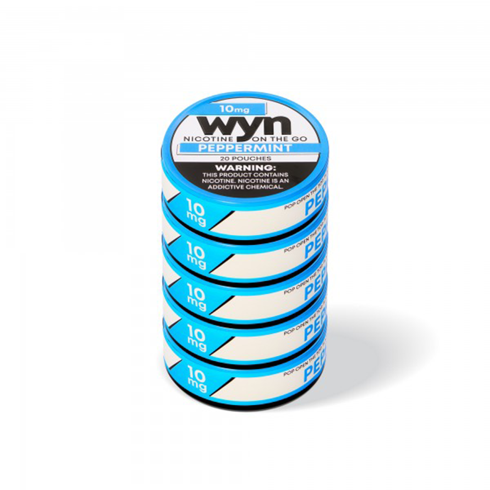 WYN Nicotine Pouches (20ct Can)(5-Can Pack) - Peppermint