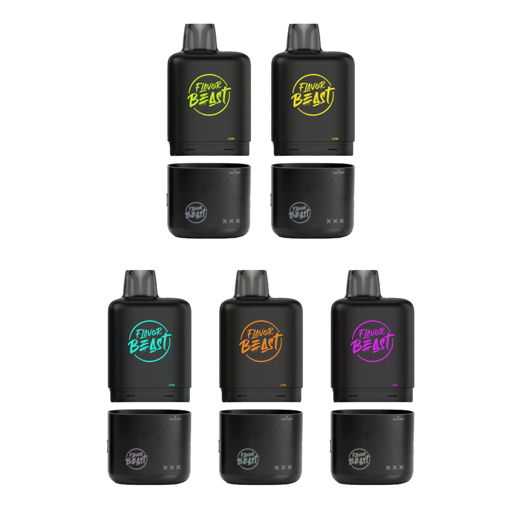 Flavor Beast Boost Starter Kit (Device + Pod) - Group Photo