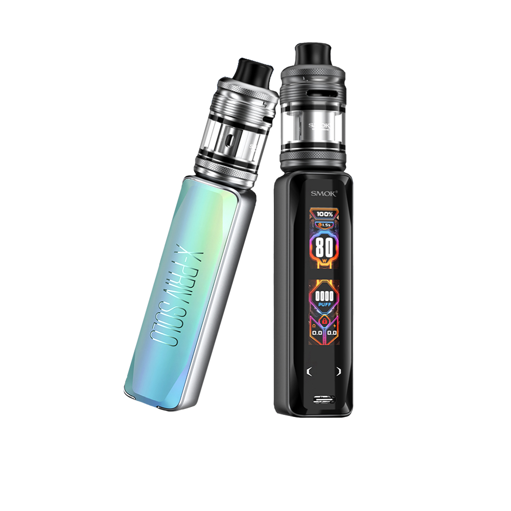 SMOK X-Priv Solo 80W Box Mod Starter Kit - Group Photo