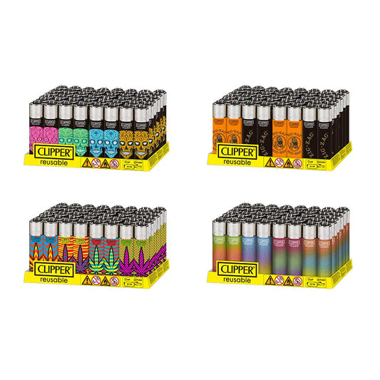 Clipper – DSPLY 48pc- Lighter CP11R Reusable Classic Large - Group Photo