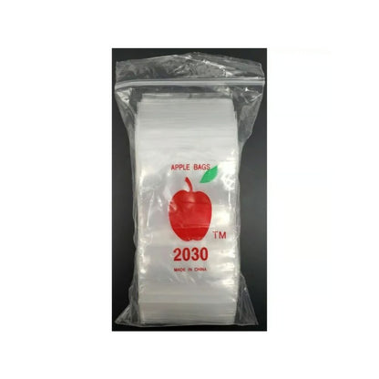 Non branded (Accessories)(1-Pack 100ct) BG5 Medium Apple Baggies – Size 2030
