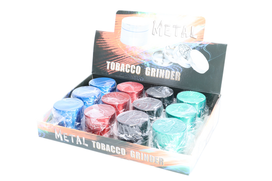 Non branded (DISPLY 12pc)(Grinder)(Metal) GR11 1.5″ 4-Part