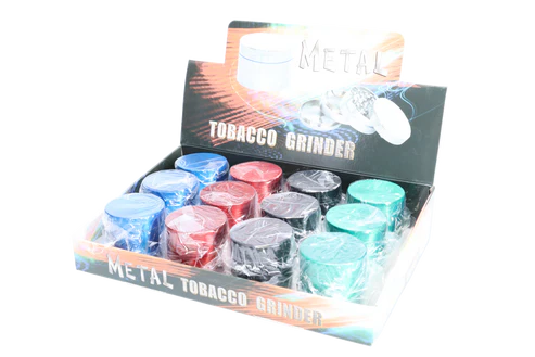 Non branded (DISPLY 12pc)(Grinder)(Metal) GR11 1.5″ 4-Part