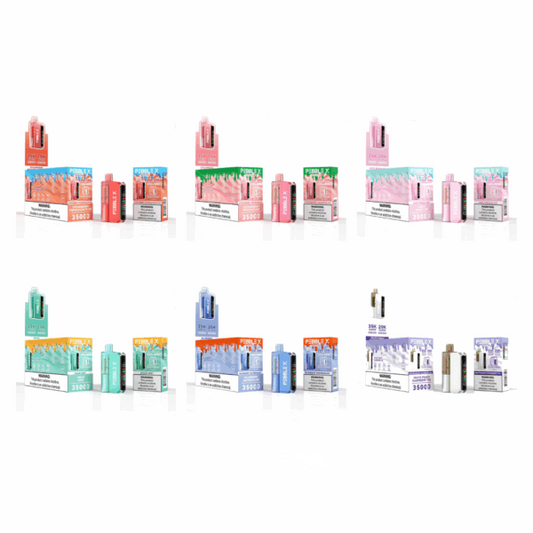 Pebble X Disposable + Power Dock - Group Photo