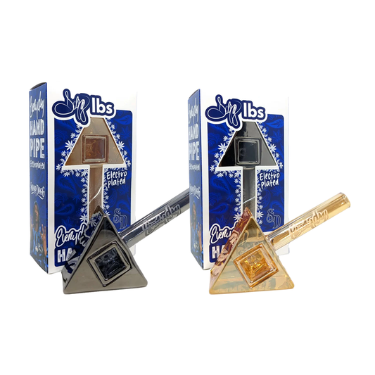 Dogg Lbs (Hand Pipe) 4" Everyday Electro Plated Tri-Prism - Group Photo