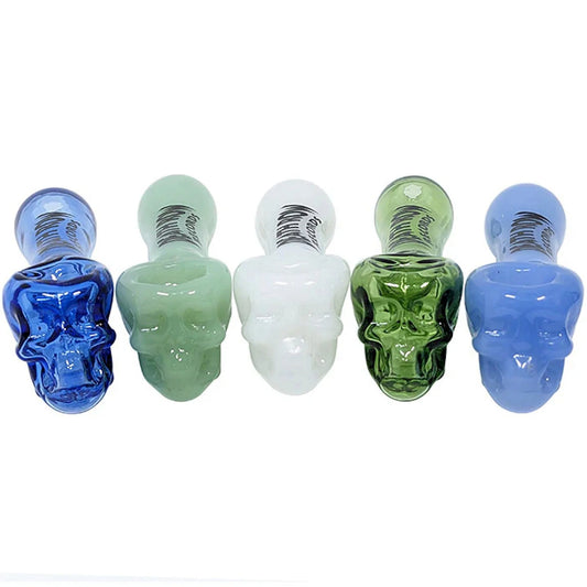 Death Row Records (Hand Pipe) DRHP0006 4" Color Skull