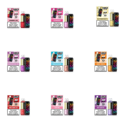 Dinner Lady Snap Pro (Dispo KIT)(35000Puff)(16mL) Dispo + Power Dock - Group Photo