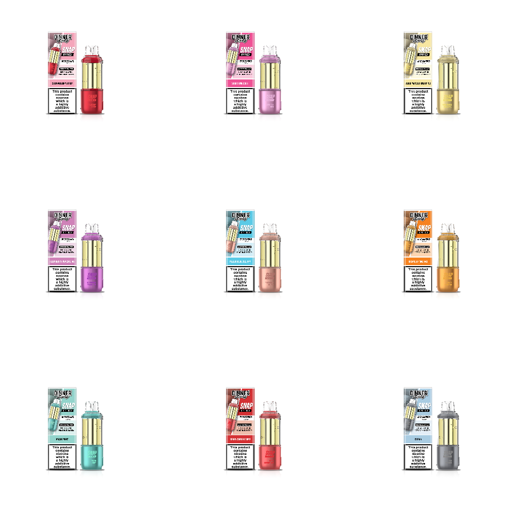 Dinner Lady Snap Pro (Dispo only)(35000Puff)(16mL) Dispo POD - Group Photo