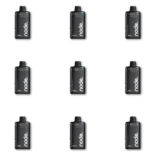 NimmBox Node (Dispo KIT)(45000Puff)(22mL) Dispo + Power Dock - Group Photo