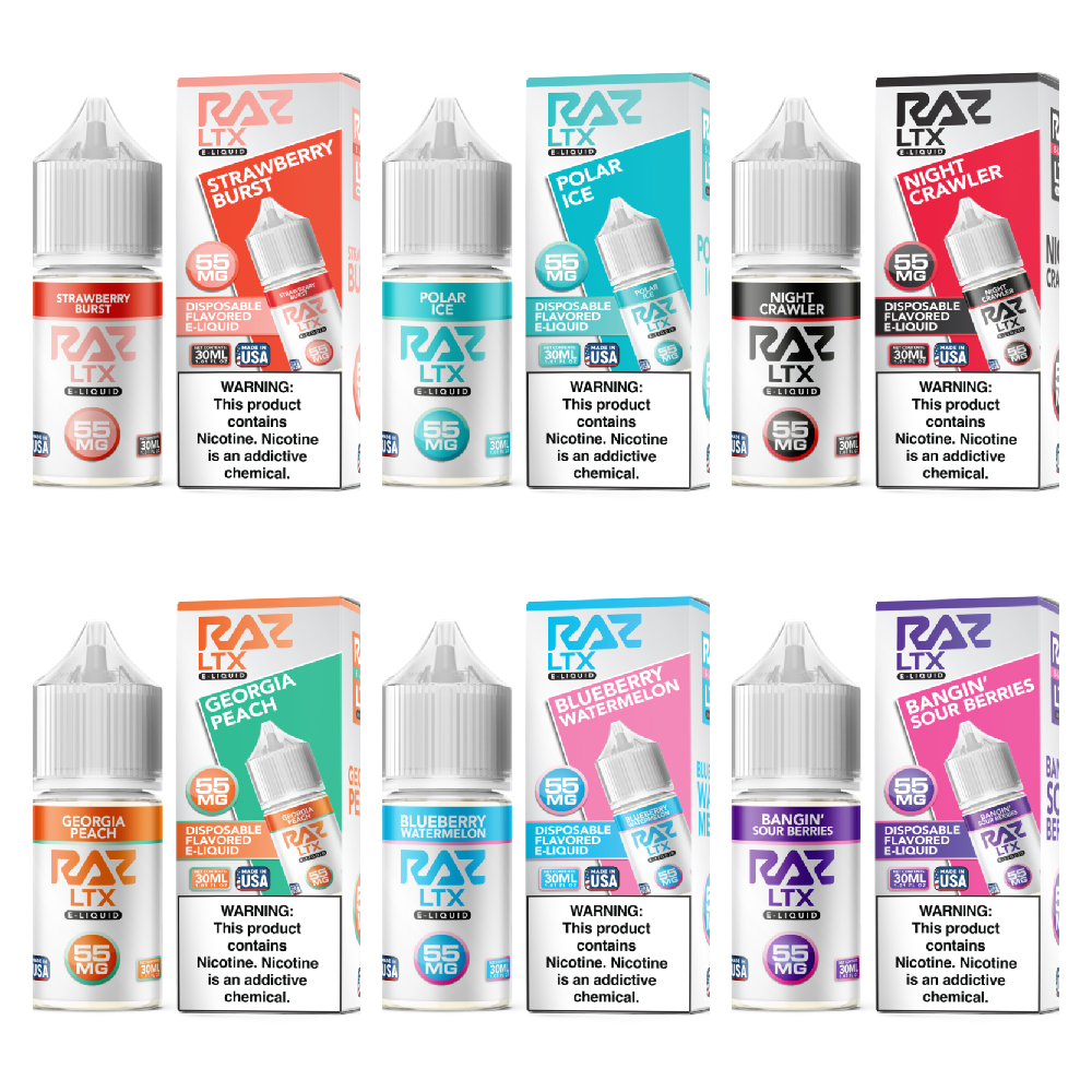 RAZ LTX (LIQ Salt)(30mL) - Group Photo