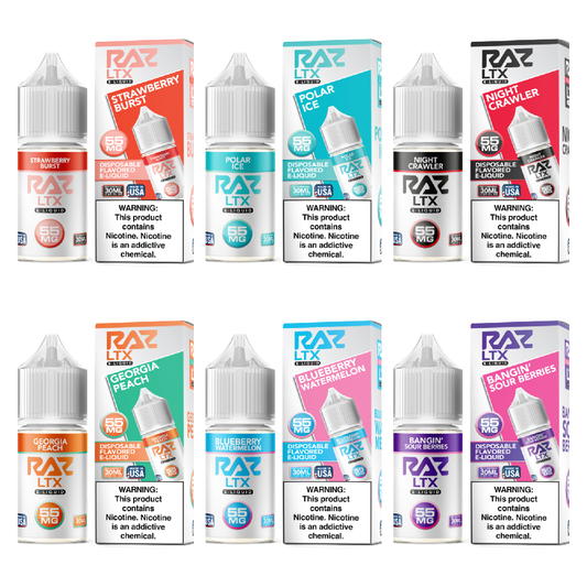 RAZ LTX (LIQ Salt)(30mL) - Group Photo