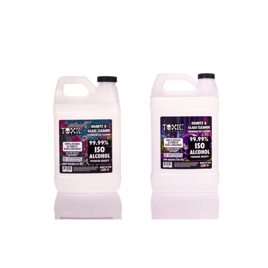 Toxic Glass (Accessories) Toxic 99.99% ISO Alcohol Quartz and Glass Cleaner - Group Photo