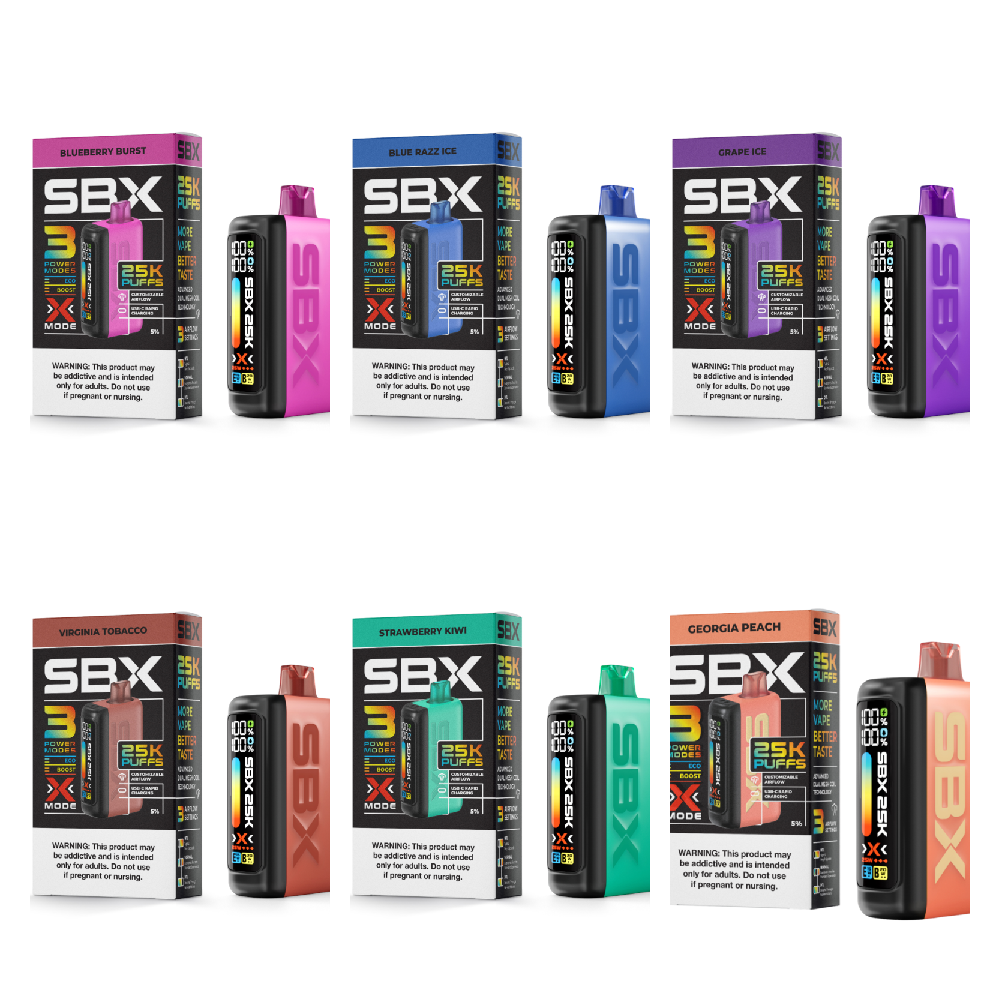 SBX 25K (Dispo)(25000Puff)(20mL) - Group Photo