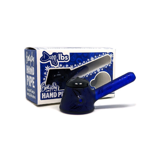 Dogg Lbs (Hand Pipe) DLHP0030 5″ Sitting Frosted Paisley Spoon with Cap