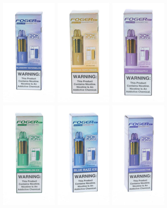 Foger GT Switch Pro 30K Pod (15mL)(1-Pack) - Group Photo