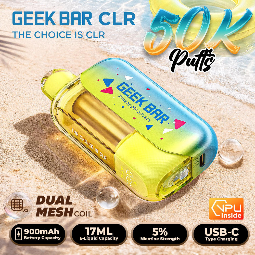 Geek Bar Clr (Dispo) (50000Puff)(17mL) - Group Photo