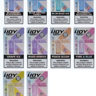 iJoy XP100K Pod (Dispo only) (100,000Puff)(18mL) + 15mL (LIQ Salt)-Group Photo