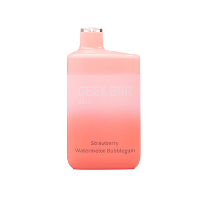 Geek Bar B5000 Disposable 5000 Puffs 14mL 50mg | MOQ 10 | Strawberry Watermelon Bubblegum