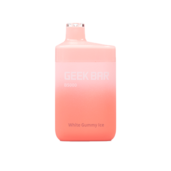 Geek Bar B5000 Disposable 5000 Puffs 14mL 50mg | MOQ 10 | White Gummy Ice
