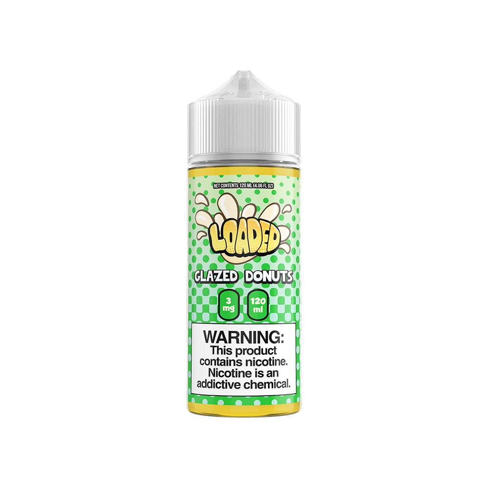 LOADED Series E-Liquid 120mL (Freebase) | Glazed Donuts