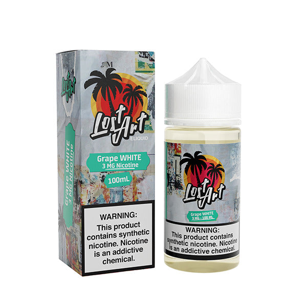 Lost Art TFN Series E-Liquid 100mL (Freebase) | Grape White with Packaging