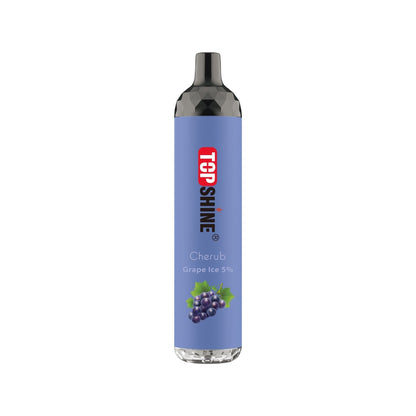 Topshine Disposable | 4500 Puffs | 10mL | 50Mg | MOQ 10 | Grape Ice