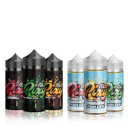 It’s Pixy 100ml E-Liquid Series (Freebase) Group Photo