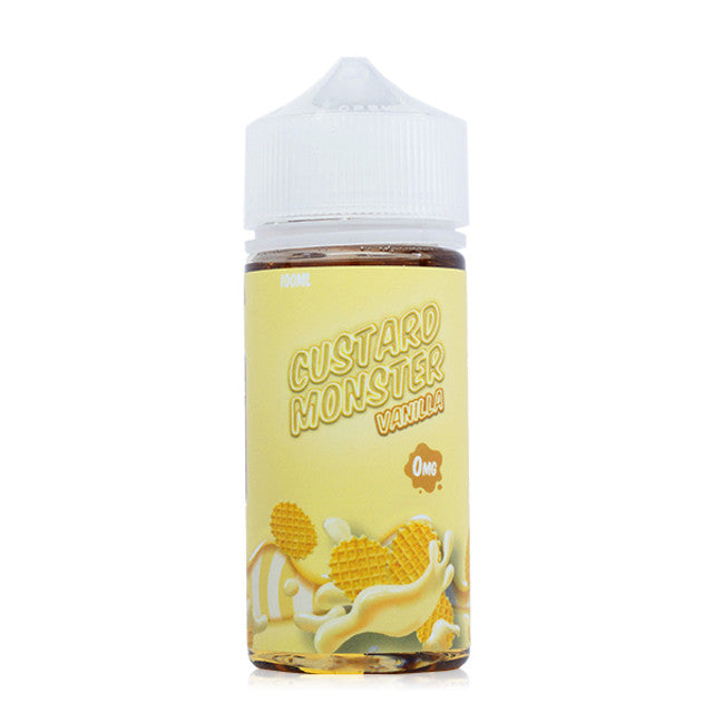 Jam Monster Custard & Custard Swirl Series E-Liquid 100mL (Freebase) - Vanilla