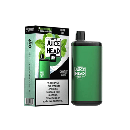 Juice Head 5K Disposable 5000 Puffs 14mL 50mg | MOQ 10 | Fresh Mint Freeze with Packaging