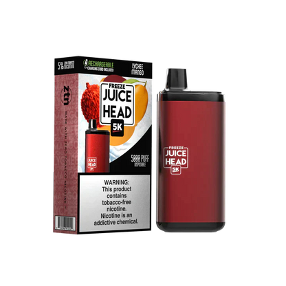 Juice Head 5K Disposable 5000 Puffs 14mL 50mg | MOQ 10 | Lychee Mango Freeze with Packaging
