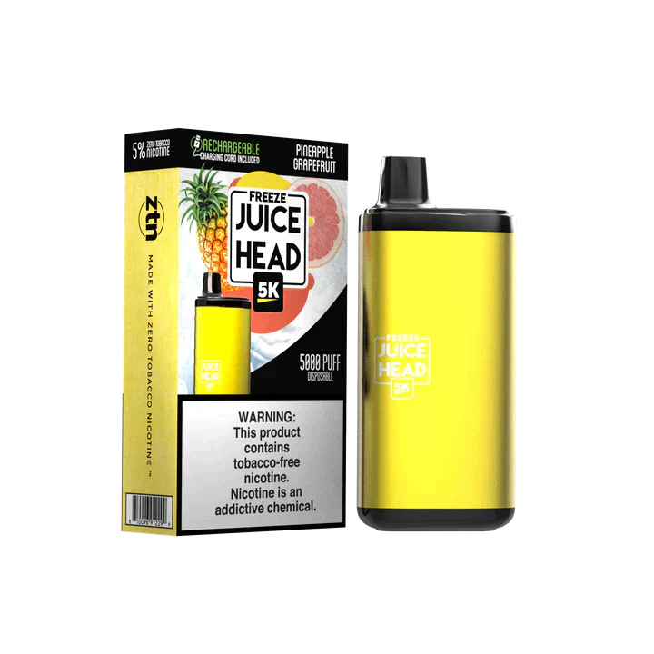 Juice Head 5K Disposable 5000 Puffs 14mL 50mg | MOQ 10 | Pineapple Grapefruit Freeze with Packaging