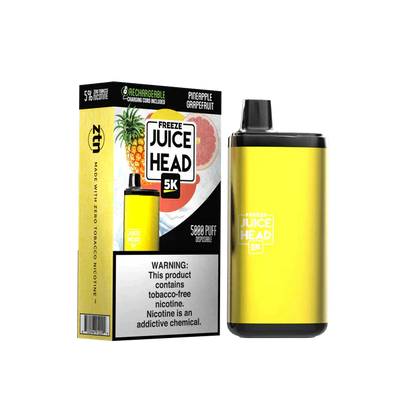 Juice Head 5K Disposable 5000 Puffs 14mL 50mg | MOQ 10 | Pineapple Grapefruit Freeze with Packaging