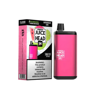 Juice Head 5K Disposable 5000 Puffs 14mL 50mg | MOQ 10 | Watermelon Lime Freeze with Packaging