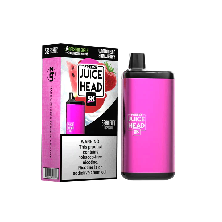 Juice Head 5K Disposable 5000 Puffs 14mL 50mg | MOQ 10 | Watermelon Strawberry freeze with Packaging