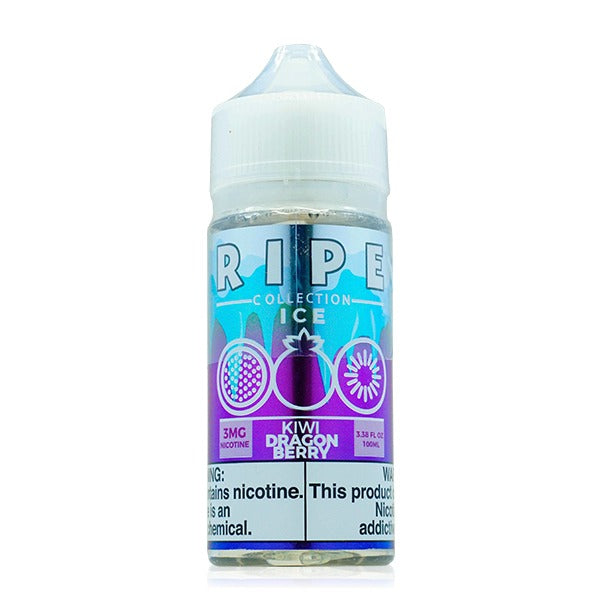 Vape 100 Ripe Series E-Liquid 100mL (Freebase) | Kiwi Dragon Berry Ice