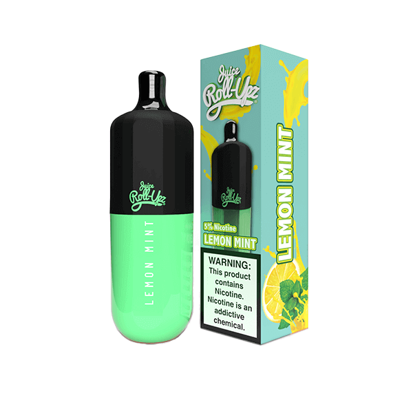 Juice Roll-Upz Disposable 3500 puffs 8mL 50mg | MOQ 10 | Lemon Mint with Packaging