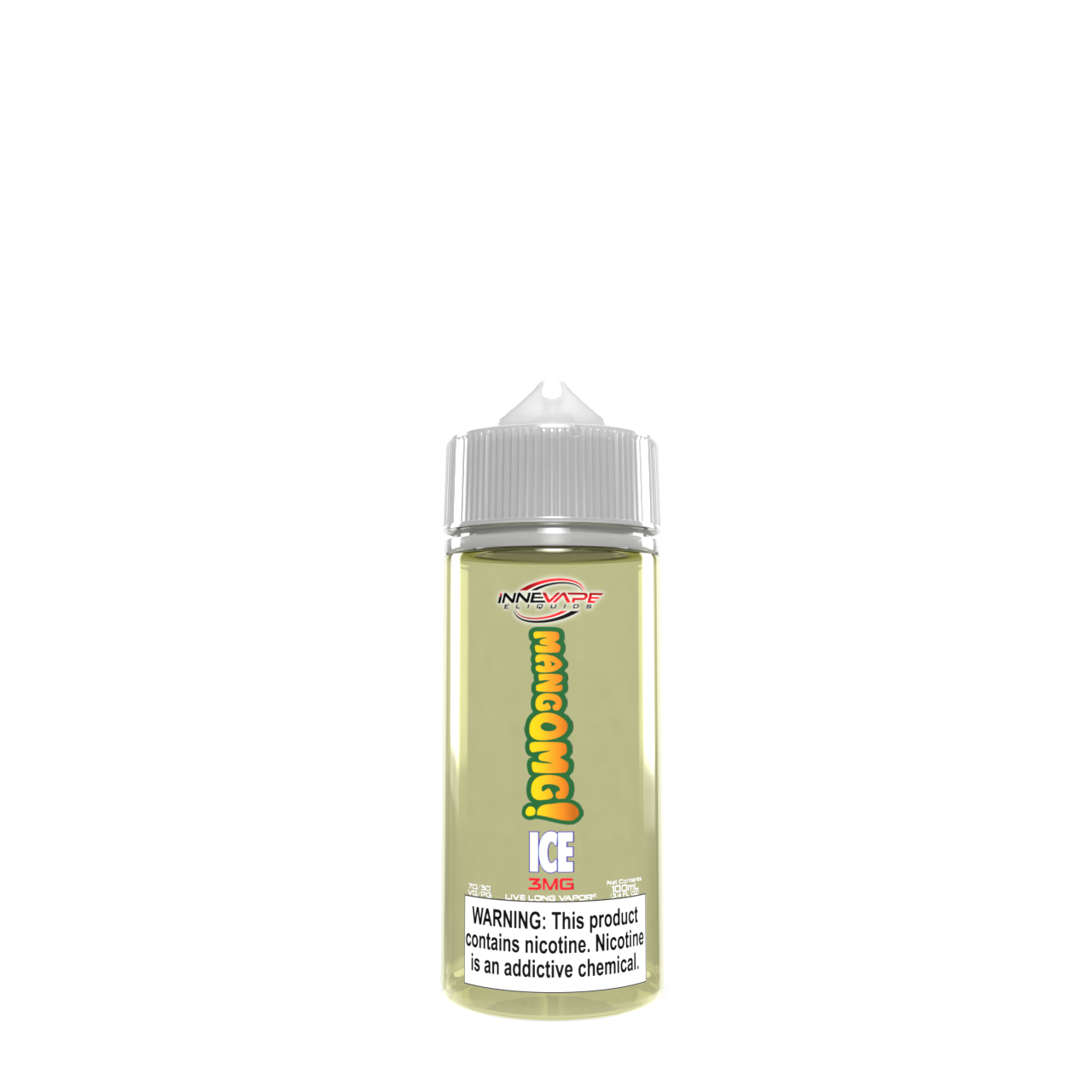 Innevape TFN Series E-Liquid 100mL (Freebase) MangOMG! Ice with packaging