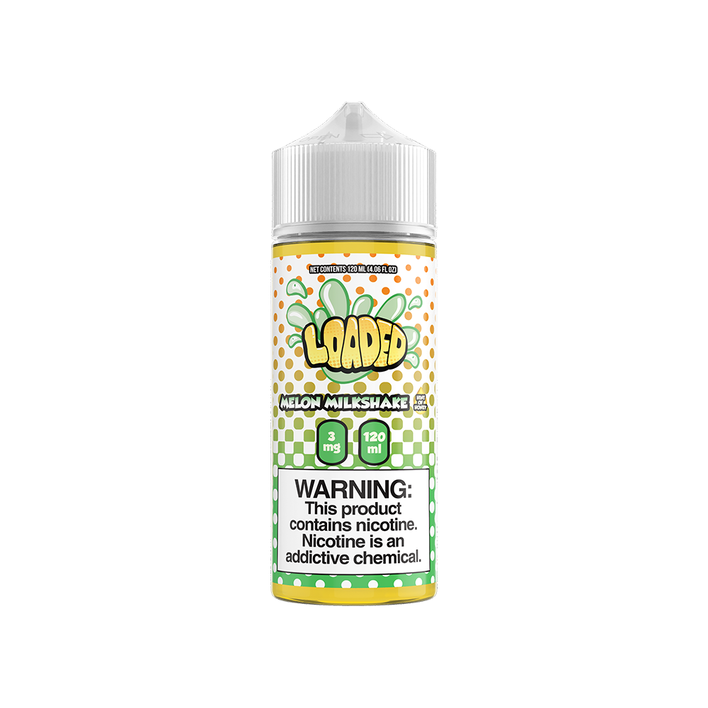 LOADED Series E-Liquid | 120mL | 3mg | Freebase | Melon Milkshake