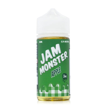 Jam Monster Series E-Liquid 100mL - Freebase - Apple / 3mg