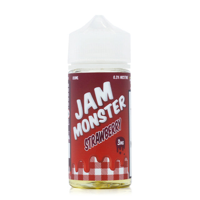 Jam Monster Series E-Liquid 100mL - Freebase - Strawberry